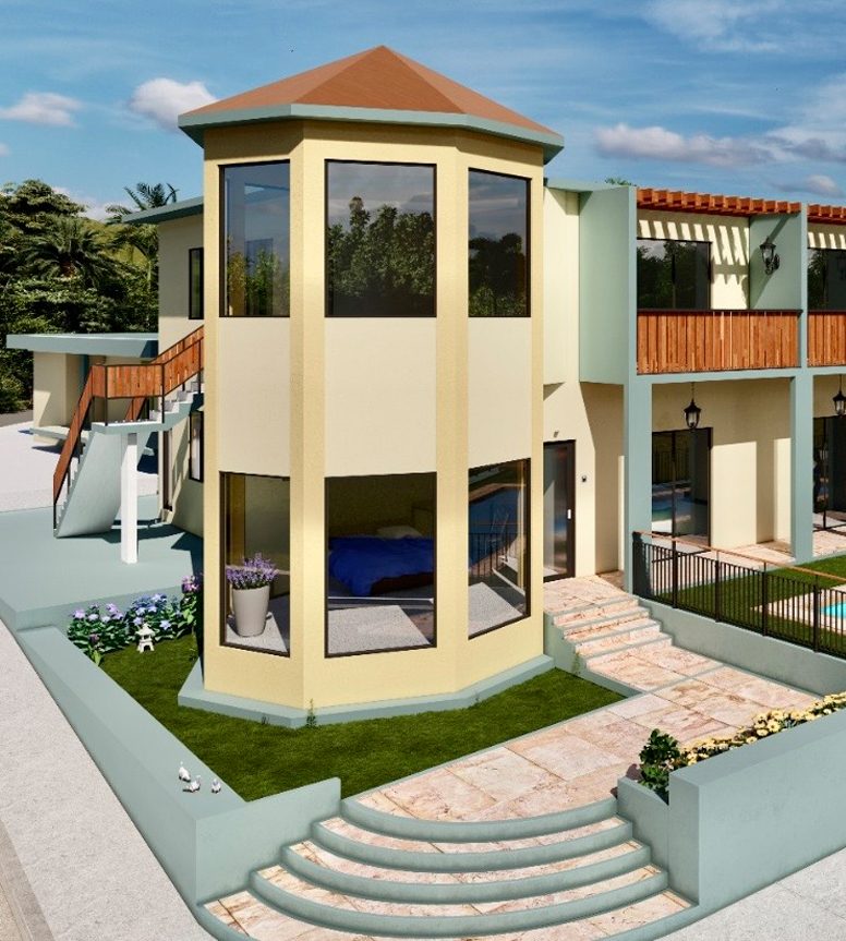 Proyecto de arquitectura de Torre Almenada