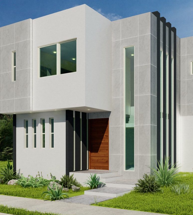 Fachada de proyecto residencial