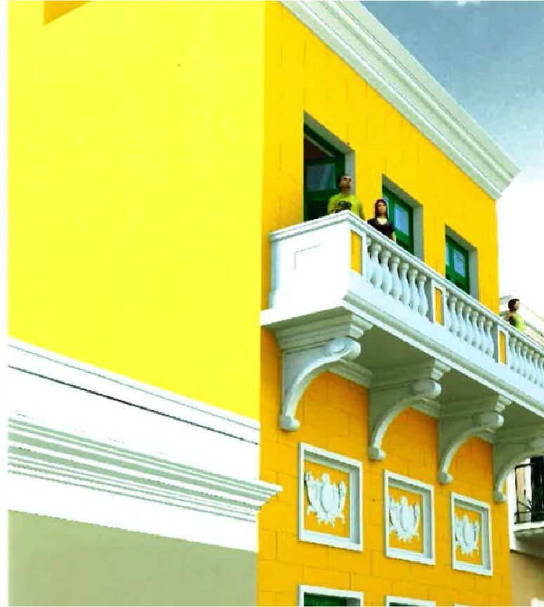 Edificio amarillo Don Rafa / Melanzana
